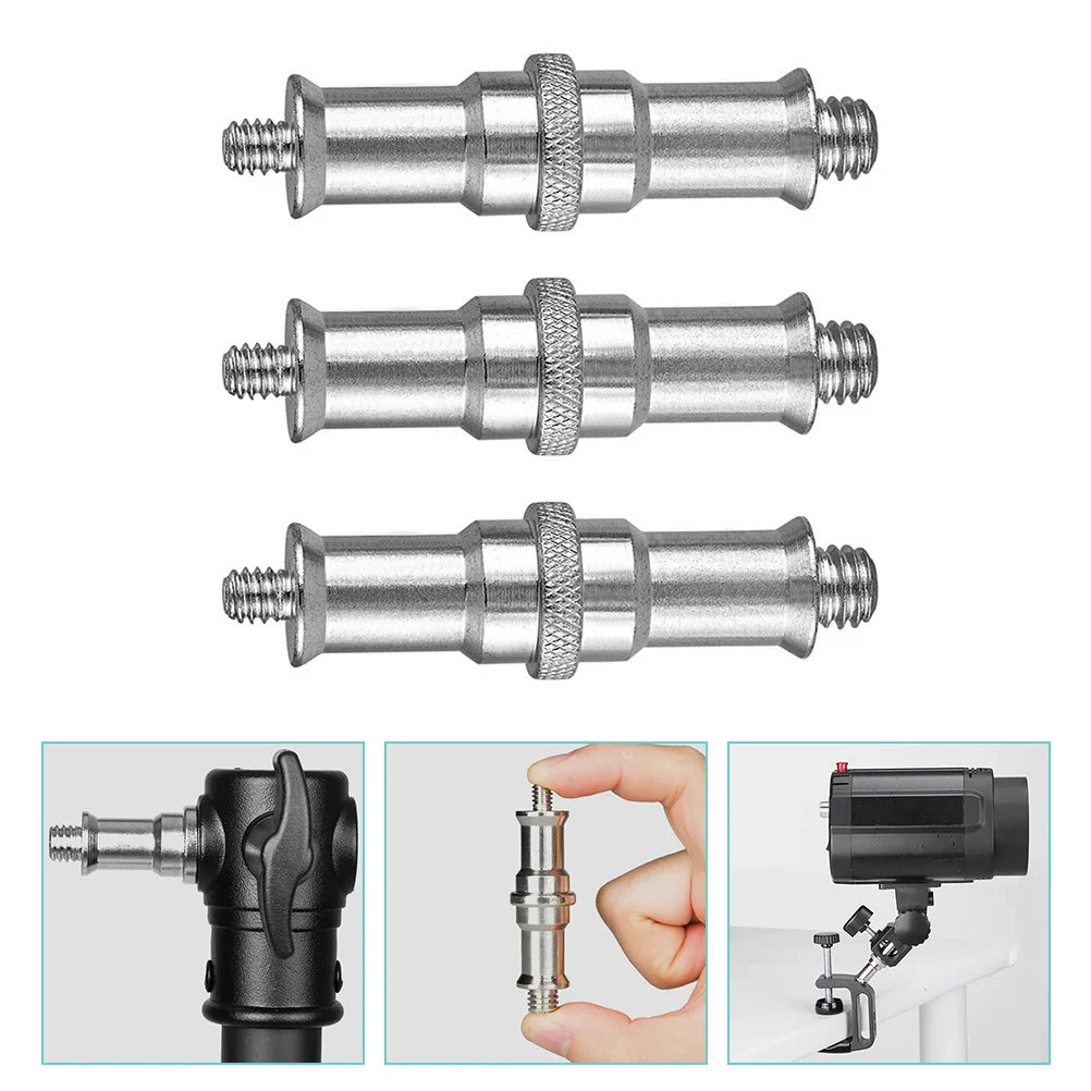 3pcs 1/4 To 3/8 Adapter Screw For Tripod Monopod Light Stand Spigot Threaded Mount Studio Photography Equipment Accessory
3pcs 1/4 To 3/8 Adapter Screw For Tripod Monopod Light Stand Spigot Threaded Mount Studio Photography Equipment Accessory
