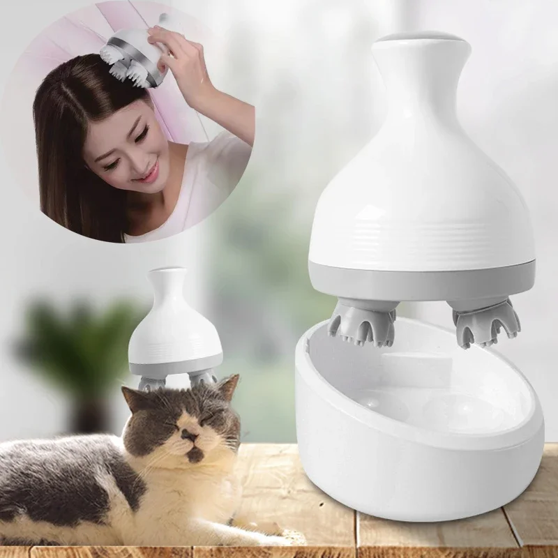 Electric head massage for the growth of the scalp, head scraper to relieve stress, scalp stimulation, cat massage, health care
Electric head massage for the growth of the scalp, head scraper to relieve stress, scalp stimulation, cat massage, health care