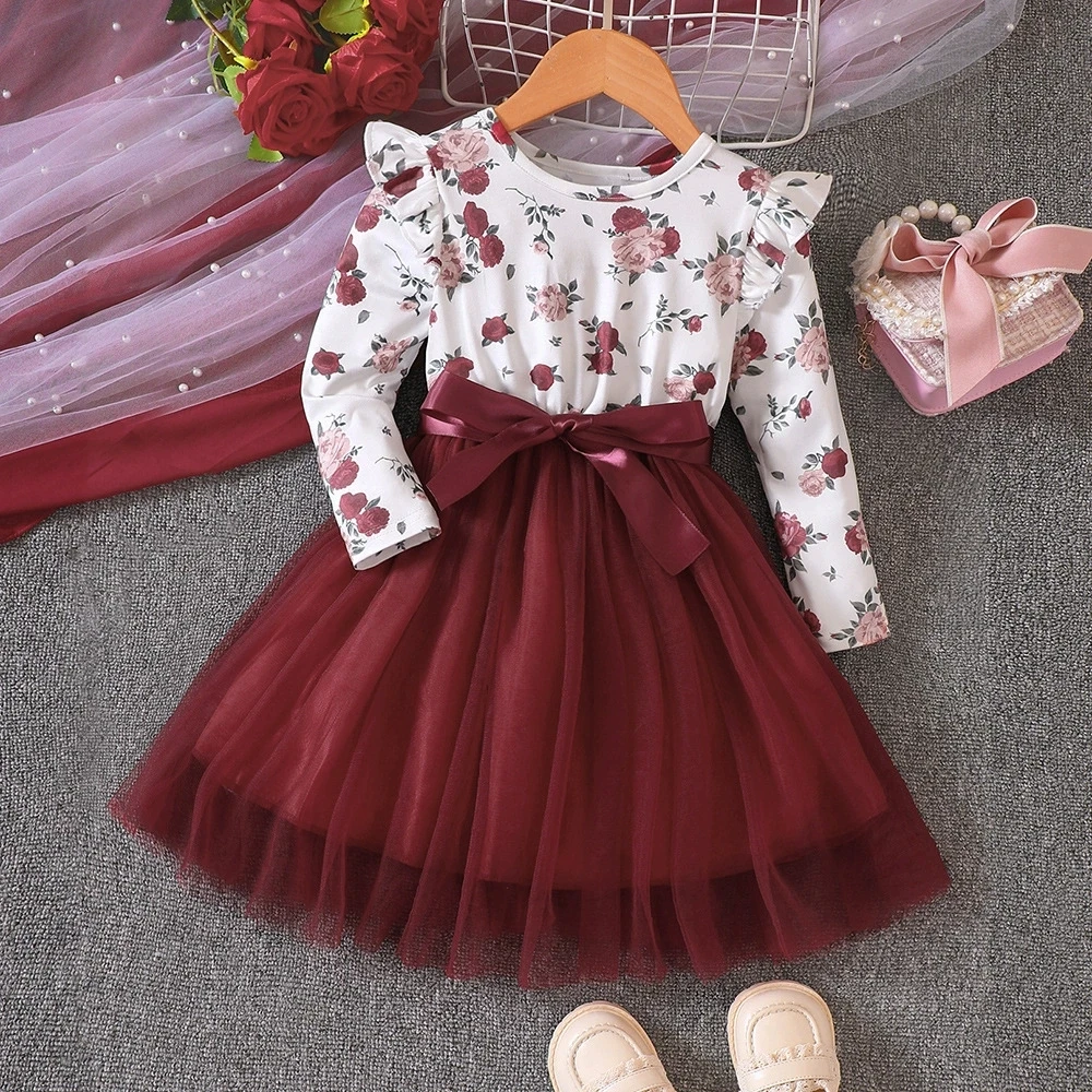 2025 Kids Girls' Winter Christmas Mesh Dresses Long Sleeve Clothes For Children Girls Toddler Outfits For 2 3 4 5 6 7 Years
2025 Kids Girls' Winter Christmas Mesh Dresses Long Sleeve Clothes For Children Girls Toddler Outfits For 2 3 4 5 6 7 Years