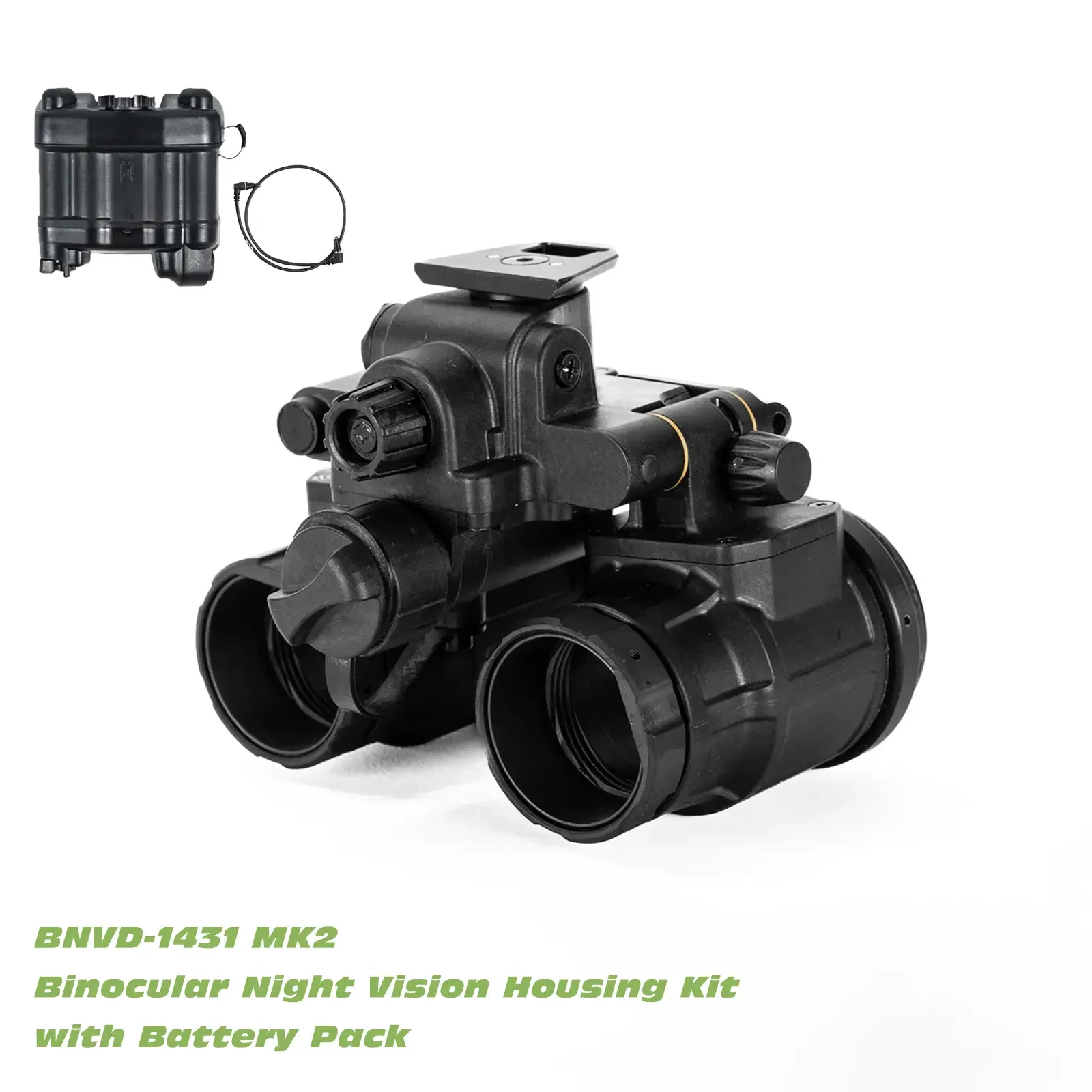 BNVD-1431 MK2 Binocular Night Vision Housing Kit with Battery Pack 27-0027WK
BNVD-1431 MK2 Binocular Night Vision Housing Kit with Battery Pack 27-0027WK
