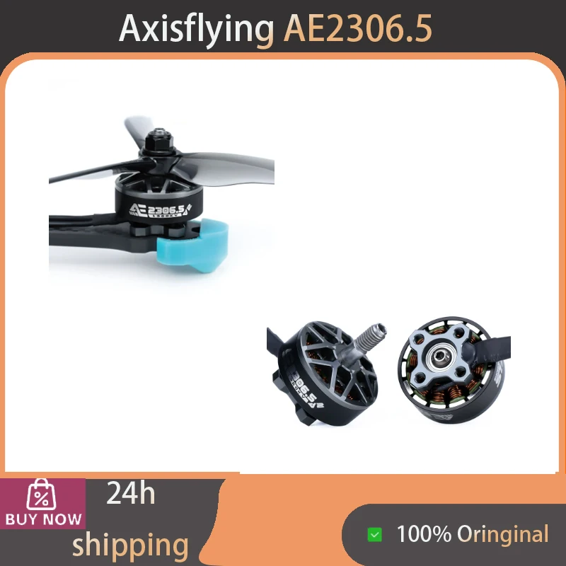 Бесколлекторный двигатель Axisflying AE2306.5 V2 для 5-дюймового FPV-дрона для фристайла
Бесколлекторный двигатель Axisflying AE2306.5 V2 для 5-дюймового FPV-дрона для фристайла