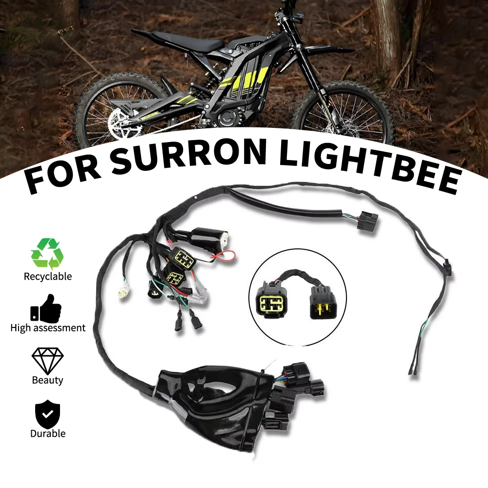 Wiring Harness For Surron Lightbee SUR-RON S/X X160 X260 Electric Dirt Pit Bike Fault detection Motorcycle line Set Parts
Wiring Harness For Surron Lightbee SUR-RON S/X X160 X260 Electric Dirt Pit Bike Fault detection Motorcycle line Set Parts