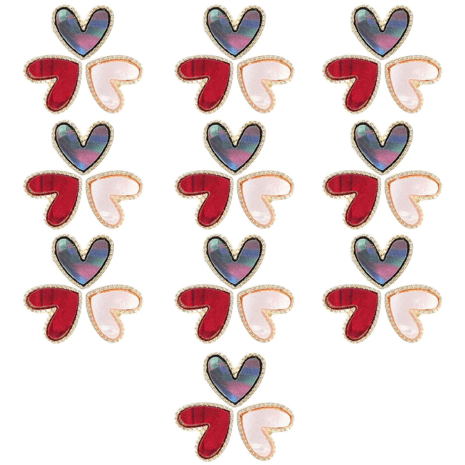 30 Pcs Heart Shape Nail Decors Durable Practical Long Lasting Home Salon Personal Professional Beautiful Delicate Simple Design
30 Pcs Heart Shape Nail Decors Durable Practical Long Lasting Home Salon Personal Professional Beautiful Delicate Simple Design