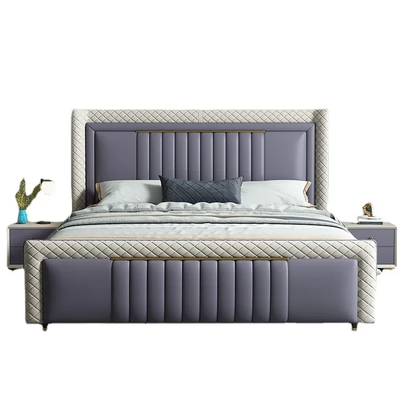 Modern convertible full-size leather bed frame with upholstered furniture for storage gas lifts
Modern convertible full-size leather bed frame with upholstered furniture for storage gas lifts