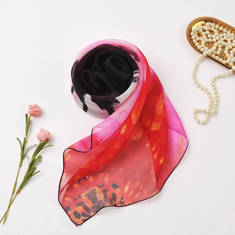 Enianechu 100% Nature Silk Scarves Woman Autumn Winter Designer Ethnic Print Floral Square Scarf Neck Warmer Woman Accessories
Enianechu 100% Nature Silk Scarves Woman Autumn Winter Designer Ethnic Print Floral Square Scarf Neck Warmer Woman Accessories