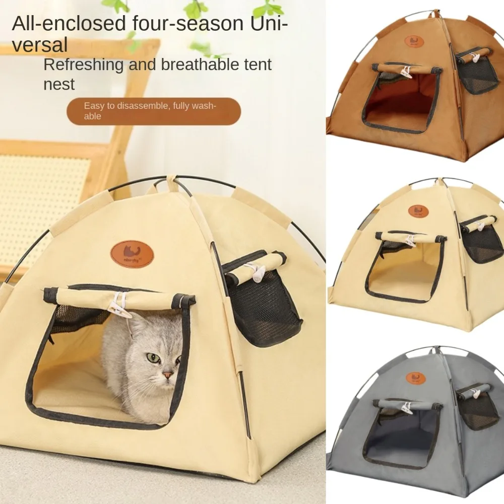 New Foldable Pet Cat Tent Large Breathable Cat Sleep House Stable Closed Design Pet Kennel Indoor Use
New Foldable Pet Cat Tent Large Breathable Cat Sleep House Stable Closed Design Pet Kennel Indoor Use