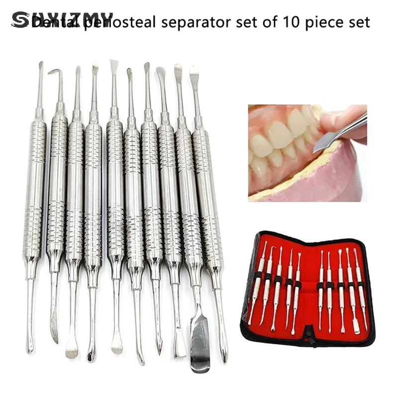 10Pcs Ends Lift Dental Implants Periosteal Retracting Separator Elevators Set Oral Surgery Tools Dentistry Consumables
10Pcs Ends Lift Dental Implants Periosteal Retracting Separator Elevators Set Oral Surgery Tools Dentistry Consumables