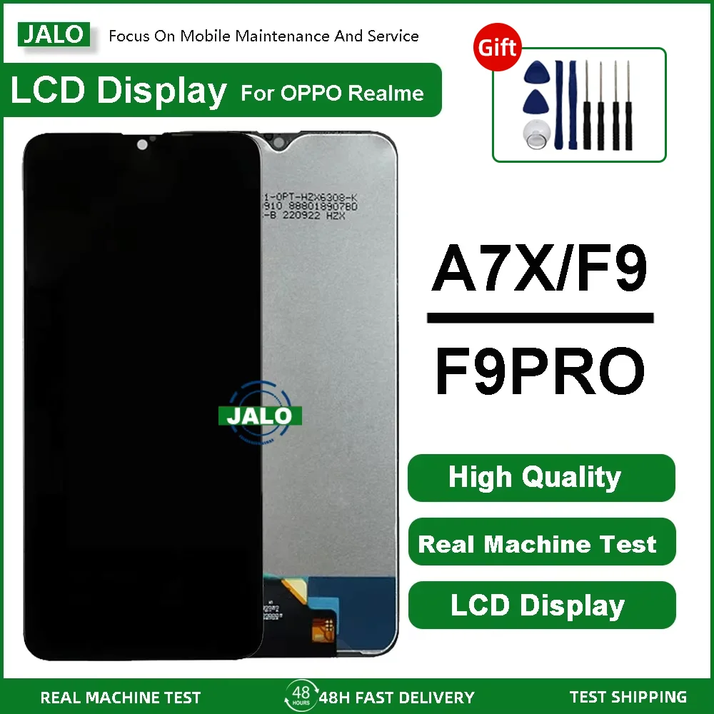 JALO LCD Screen Display Assembly Suitable for OPPO A7X F9 F9PRO Integrated Screen LCD Display Touch Screen LCD Panel Replacement
JALO LCD Screen Display Assembly Suitable for OPPO A7X F9 F9PRO Integrated Screen LCD Display Touch Screen LCD Panel Replacement