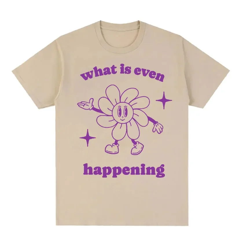 What Is Even Happening Funny Meme T Shirt Men Women Fashion Retro Cartoon Graphic T-shirts Casual 100% Cotton Oversized T-shirt
What Is Even Happening Funny Meme T Shirt Men Women Fashion Retro Cartoon Graphic T-shirts Casual 100% Cotton Oversized T-shirt