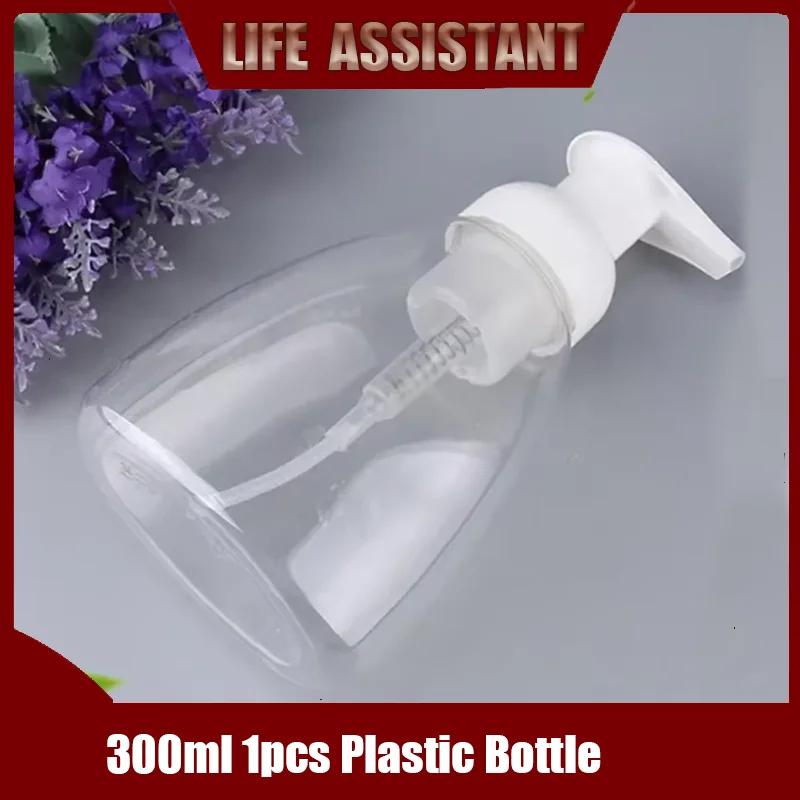 300ml 1pcs Plastic Bottle Foam Pump Cleaning Flask Hand Soap Shampoo Travel Dispenser Transparent Bottle Wholesale
300ml 1pcs Plastic Bottle Foam Pump Cleaning Flask Hand Soap Shampoo Travel Dispenser Transparent Bottle Wholesale