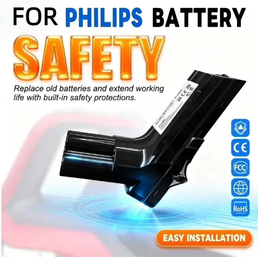 25.2V Battery ForXC8347/01 & XC8349/01vacuum Cleaner, Equipped with Overcharge Protection, Reliable Power for Efficient Cleaning
25.2V Battery ForXC8347/01 & XC8349/01vacuum Cleaner, Equipped with Overcharge Protection, Reliable Power for Efficient Cleaning