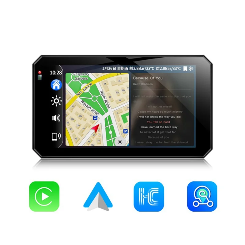 Мотоциклетный беспроводной Carplay двойной Bluetooth DVR замена для 5-дюймового IPS портативный GPS-навигатор Android Auto
Мотоциклетный беспроводной Carplay двойной Bluetooth DVR замена для 5-дюймового IPS портативный GPS-навигатор Android Auto