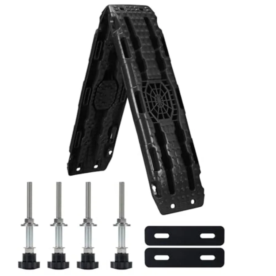 Recovery Traction Boards 42"LX12"W Recovery Tracks w/Jack Base Tire Traction Ramps Mats w/ 4Pcs Mounting Kit Car Traction Board
Recovery Traction Boards 42"LX12"W Recovery Tracks w/Jack Base Tire Traction Ramps Mats w/ 4Pcs Mounting Kit Car Traction Board