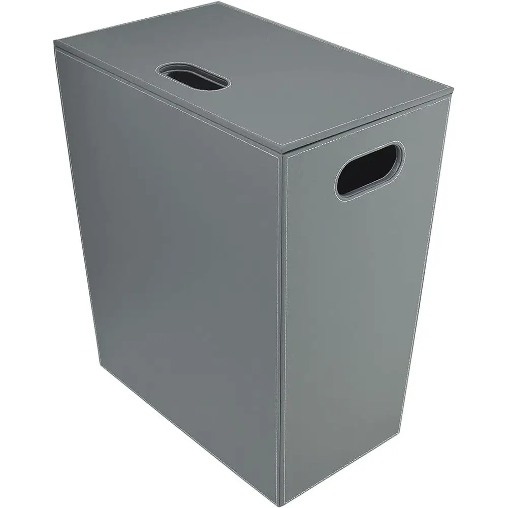 2462 Корзина для белья из экокожи - серая
2462 Корзина для белья из экокожи - серая