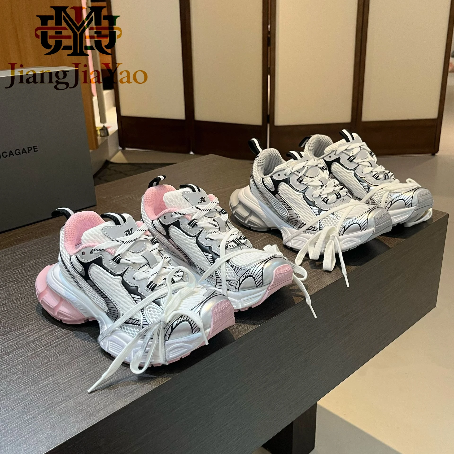 Summer 2026 Women's New Strap Dirty Dad Shoes Color Blocked Sports Shoes Adult Girls 5 CM Thick Sole non-slip Casual Shoes
Summer 2026 Women's New Strap Dirty Dad Shoes Color Blocked Sports Shoes Adult Girls 5 CM Thick Sole non-slip Casual Shoes