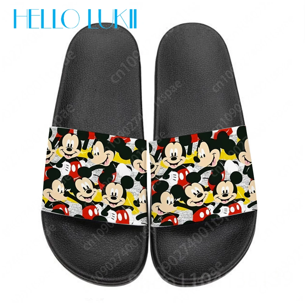 Креативные нескользящие тапочки с Микки и Минни Маус, уличные дышащие пляжные сандалии для ванной комнаты, мягкие повседневные сандалии для студентов
Креативные нескользящие тапочки с Микки и Минни Маус, уличные дышащие пляжные сандалии для ванной комнаты, мягкие повседневные сандалии для студентов