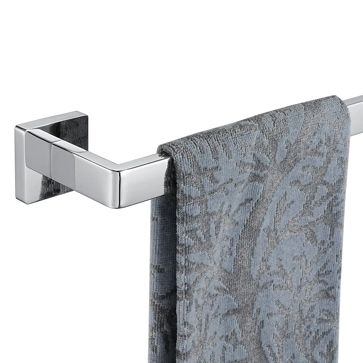 Stainless Steel Wall-Mounted Towel Holder With Brushed Finish, Square Shape, 32.36 Inch Total Length, 30 Inch Functional Space
Stainless Steel Wall-Mounted Towel Holder With Brushed Finish, Square Shape, 32.36 Inch Total Length, 30 Inch Functional Space