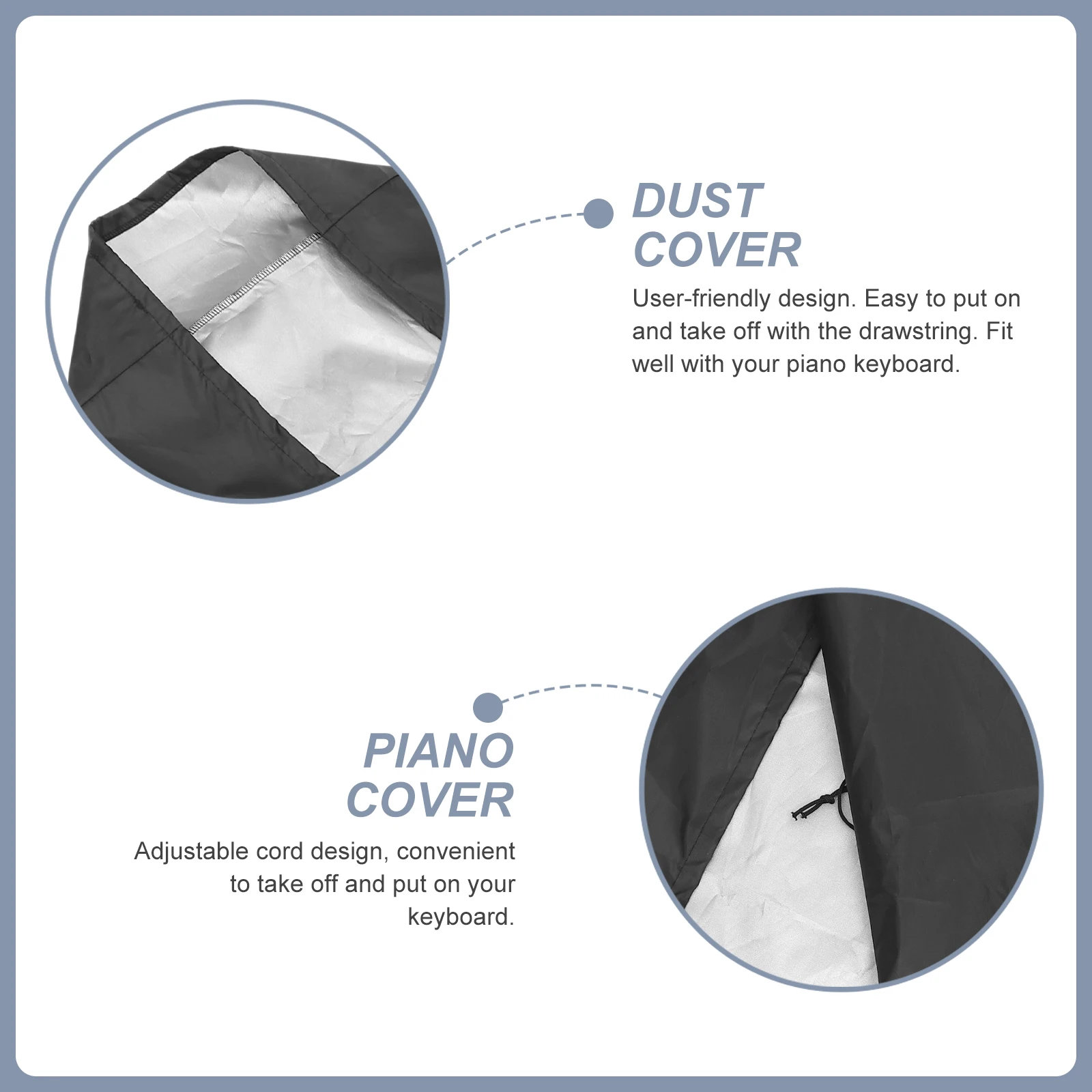 Children Keys Black Dust Universal Fit Protective Easy Electric Piano Cover For Piano Keyboard Dust Cover On Off
Children Keys Black Dust Universal Fit Protective Easy Electric Piano Cover For Piano Keyboard Dust Cover On Off