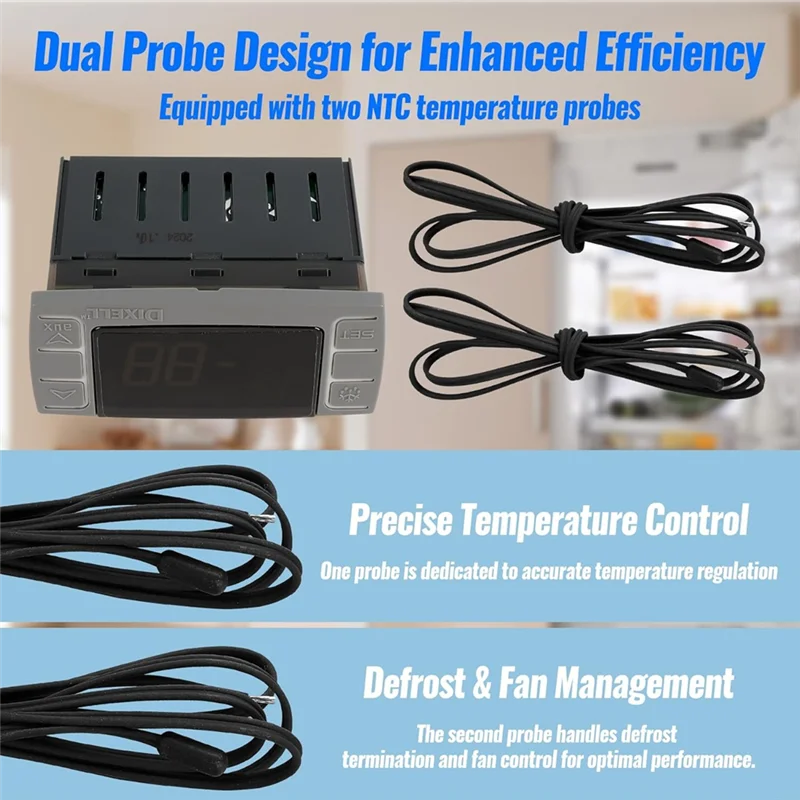 【Горячие товары】Универсальный сменный регулятор температуры XR02CX-4N1F1 для коммерческого холодильника 120 В, 50-60 Гц с Senso
【Горячие товары】Универсальный сменный регулятор температуры XR02CX-4N1F1 для коммерческого холодильника 120 В, 50-60 Гц с Senso