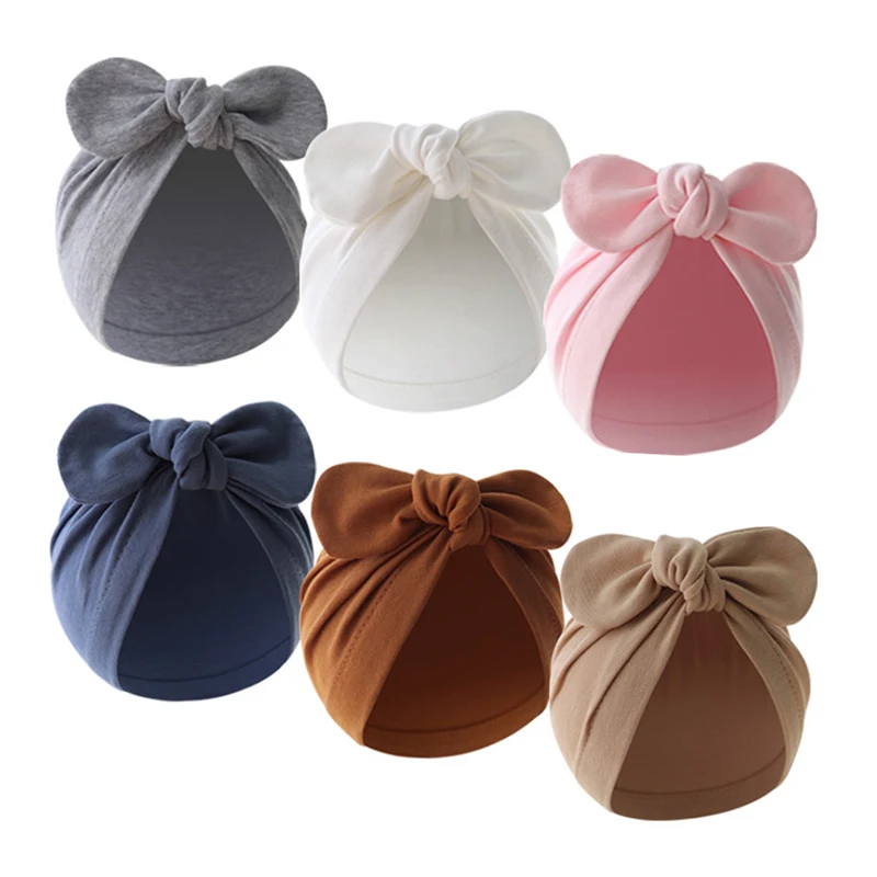 Cute Bunny Ears Baby Turban Hat Solid Color Infant Beanie Cap for Girls Boys Soft Cotton Indian Cap Toddler Bonnet Headwrap
Cute Bunny Ears Baby Turban Hat Solid Color Infant Beanie Cap for Girls Boys Soft Cotton Indian Cap Toddler Bonnet Headwrap