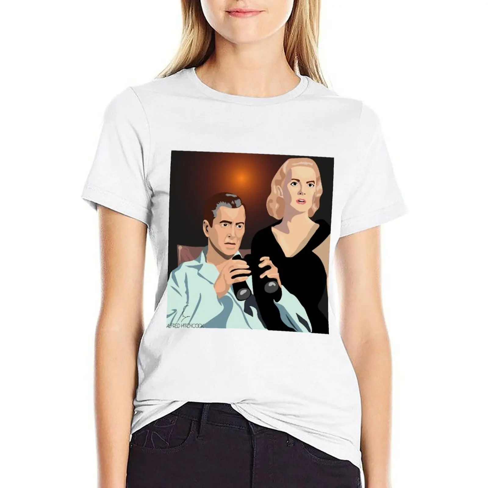 Alfred Hitchcock - Rear Window T-shirt lady clothes summer clothes shirts graphic tees tops Women
Alfred Hitchcock - Rear Window T-shirt lady clothes summer clothes shirts graphic tees tops Women