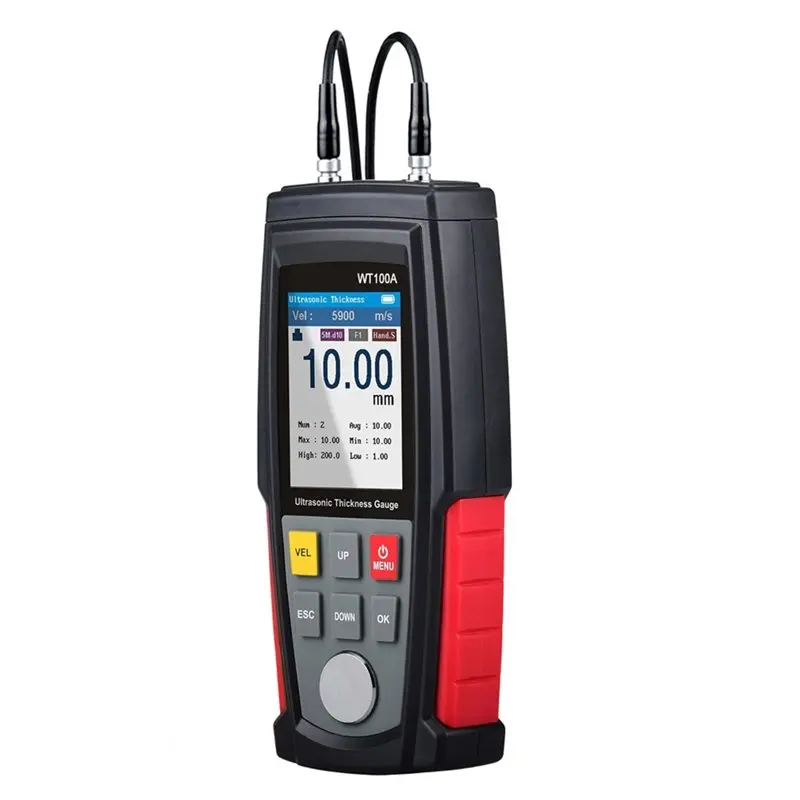 AB33-WT100A Ultrasonic Thickness Gauge, Digital Non-Destructive Testing Gauge, For Measure Steel Aluminum Metal Copper Plate
AB33-WT100A Ultrasonic Thickness Gauge, Digital Non-Destructive Testing Gauge, For Measure Steel Aluminum Metal Copper Plate