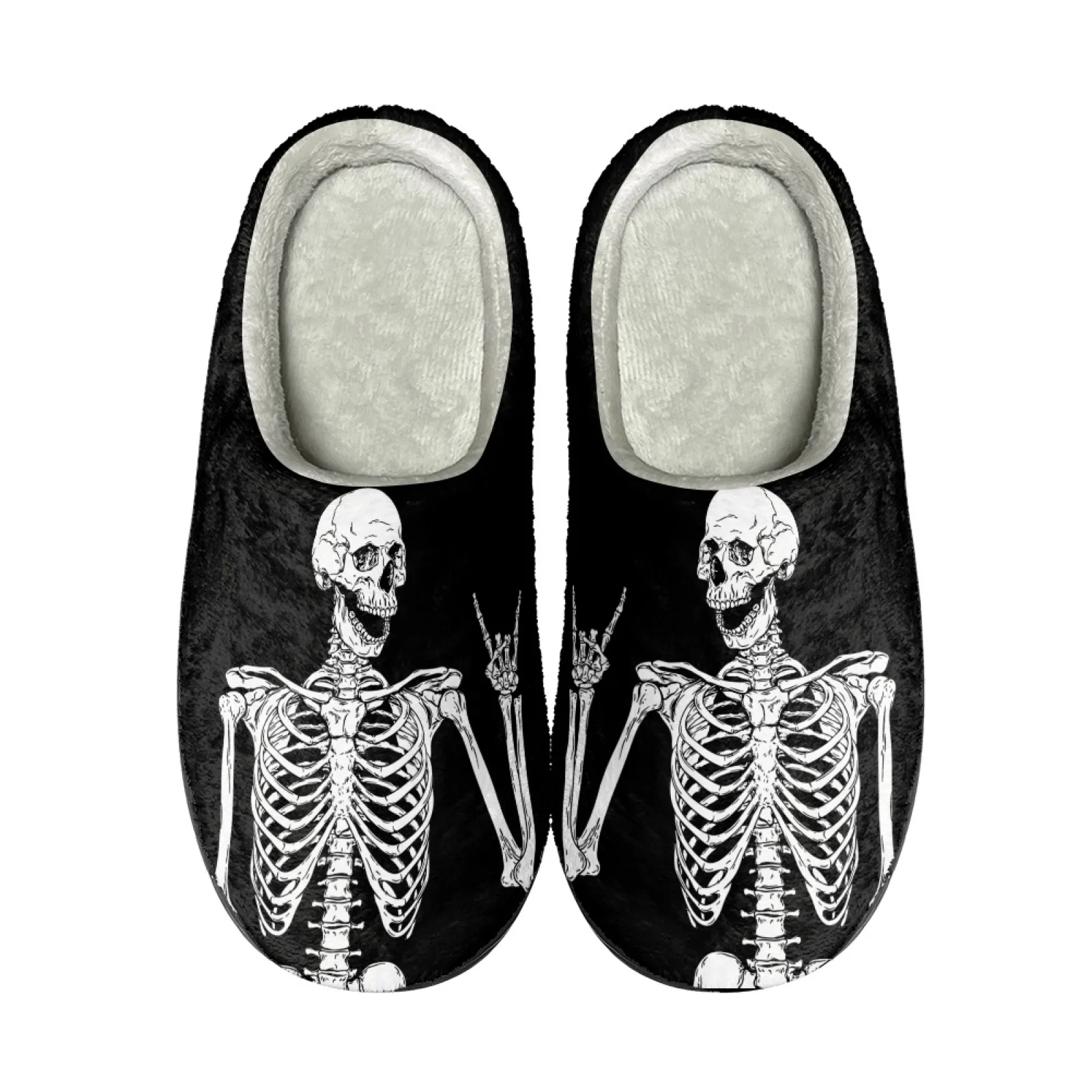 Halloween Skeleton Skull Print Half Shoes For Women Men Indoor Slippers Warm Home Cotton Slipper Winter House Slides for Bedroom
Halloween Skeleton Skull Print Half Shoes For Women Men Indoor Slippers Warm Home Cotton Slipper Winter House Slides for Bedroom