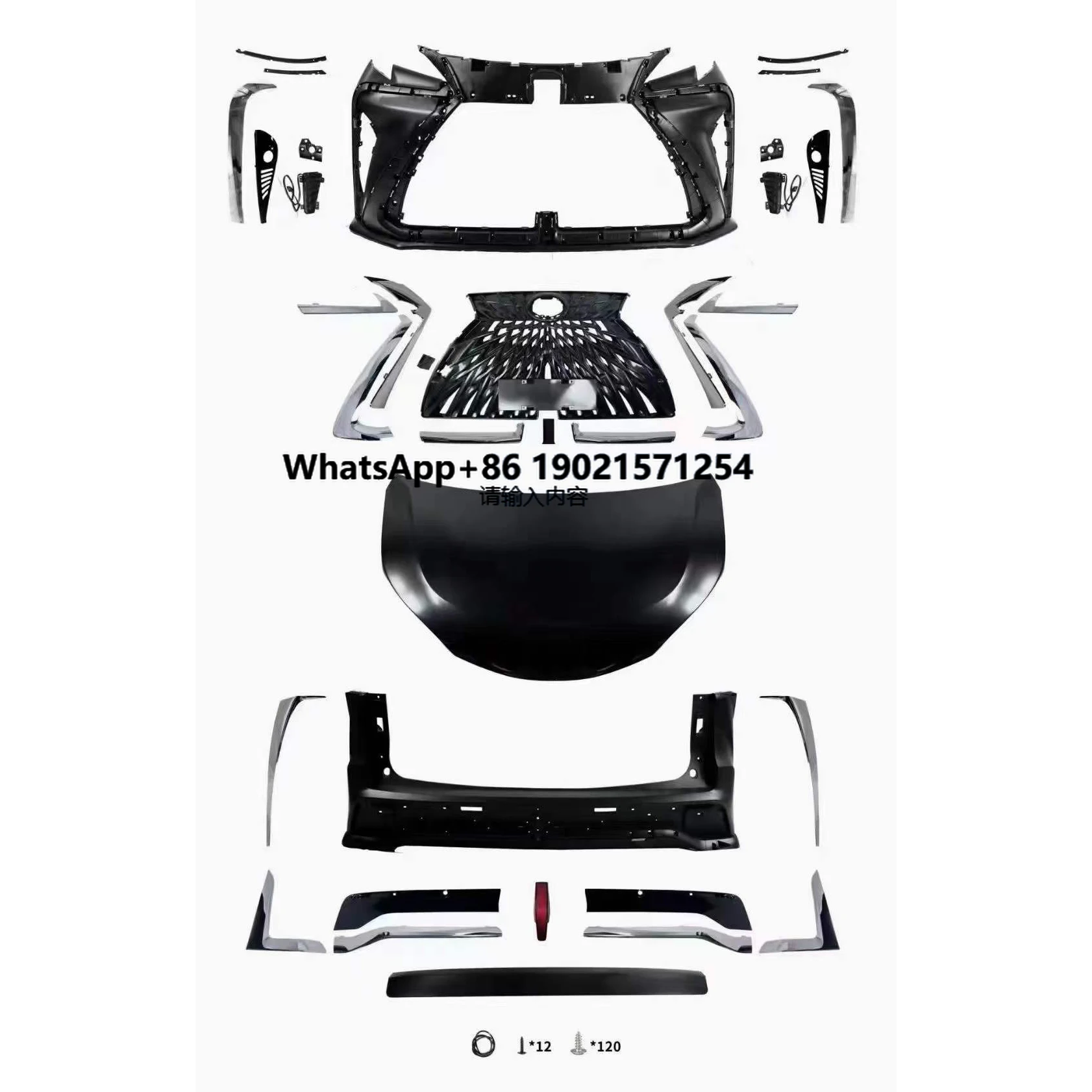 Front Rear Bumper Assembly Grille for 2021 2022 2023 2024 Sienna Upgrade LZ200 Style Body Kit WIth Engine Hood Cover Accessories
Front Rear Bumper Assembly Grille for 2021 2022 2023 2024 Sienna Upgrade LZ200 Style Body Kit WIth Engine Hood Cover Accessories