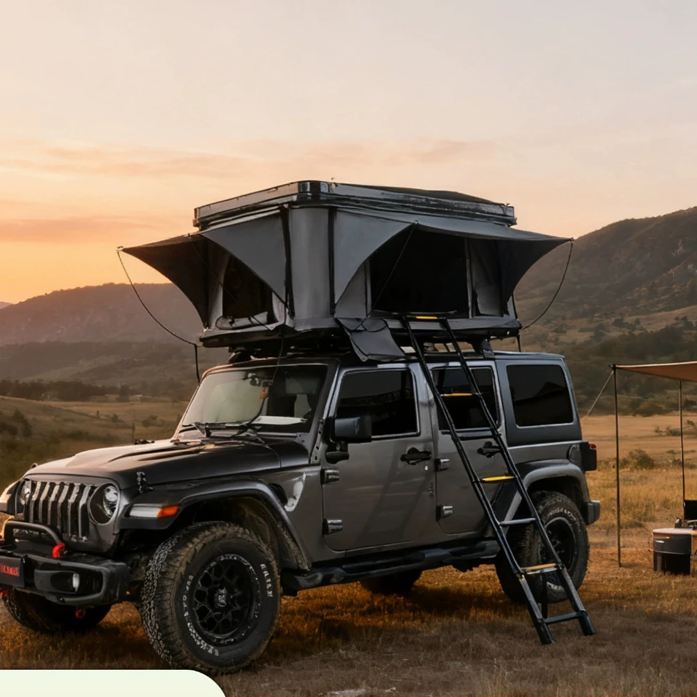 ABS Hard Shell Triangle Roof Top Tent 2-4Person Off-Road Camping SUV Pickup Family Self-Drive Travel Outdoor Bedroom Heavy Duty
ABS Hard Shell Triangle Roof Top Tent 2-4Person Off-Road Camping SUV Pickup Family Self-Drive Travel Outdoor Bedroom Heavy Duty