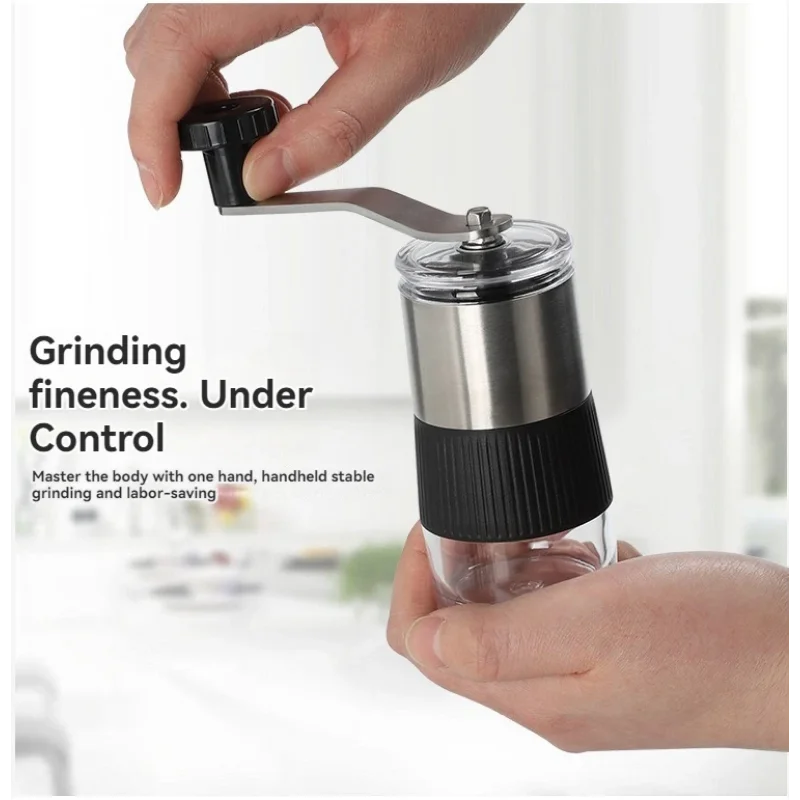 New Mini Hand Shake Manual Grinding Convenient Stainless Steel Ceramic Core Coffee Bean Grinder Visual Coffee Machine
New Mini Hand Shake Manual Grinding Convenient Stainless Steel Ceramic Core Coffee Bean Grinder Visual Coffee Machine
