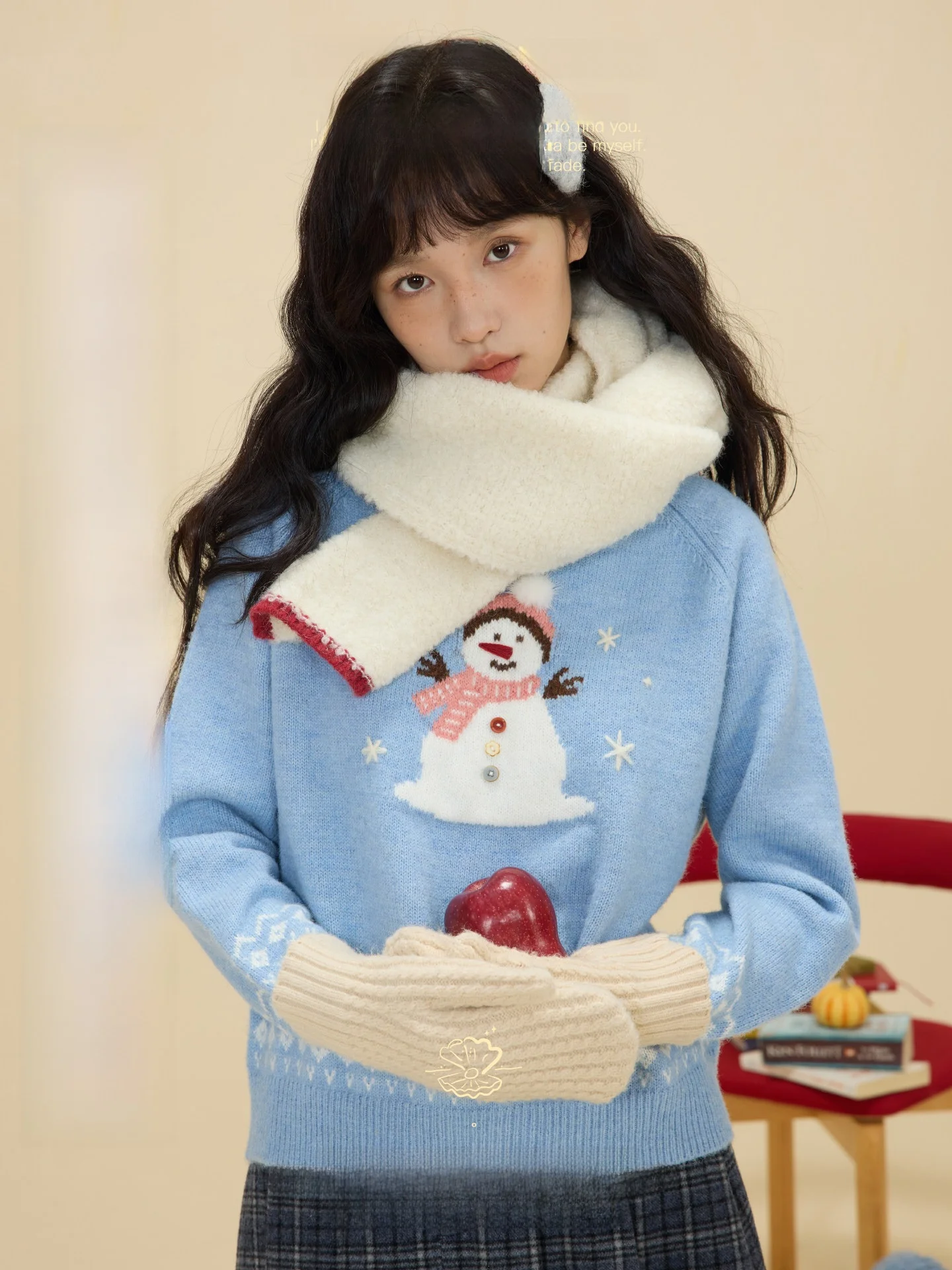 Винтажный вязаный свитер Fair Isle с круглым вырезом и рисунком снеговика, женский, омолаживающий, для повседневной носки, длинный рукав, свитер с круглым вырезом
Винтажный вязаный свитер Fair Isle с круглым вырезом и рисунком снеговика, женский, омолаживающий, для повседневной носки, длинный рукав, свитер с круглым вырезом