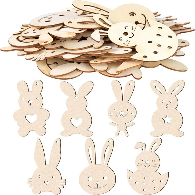70PCS Unfinished Blank Wood Cutout Wooden Easter Bunny Shaped Wooden Easter DIY Wooden Craft For Easter Spring Durable
70PCS Unfinished Blank Wood Cutout Wooden Easter Bunny Shaped Wooden Easter DIY Wooden Craft For Easter Spring Durable