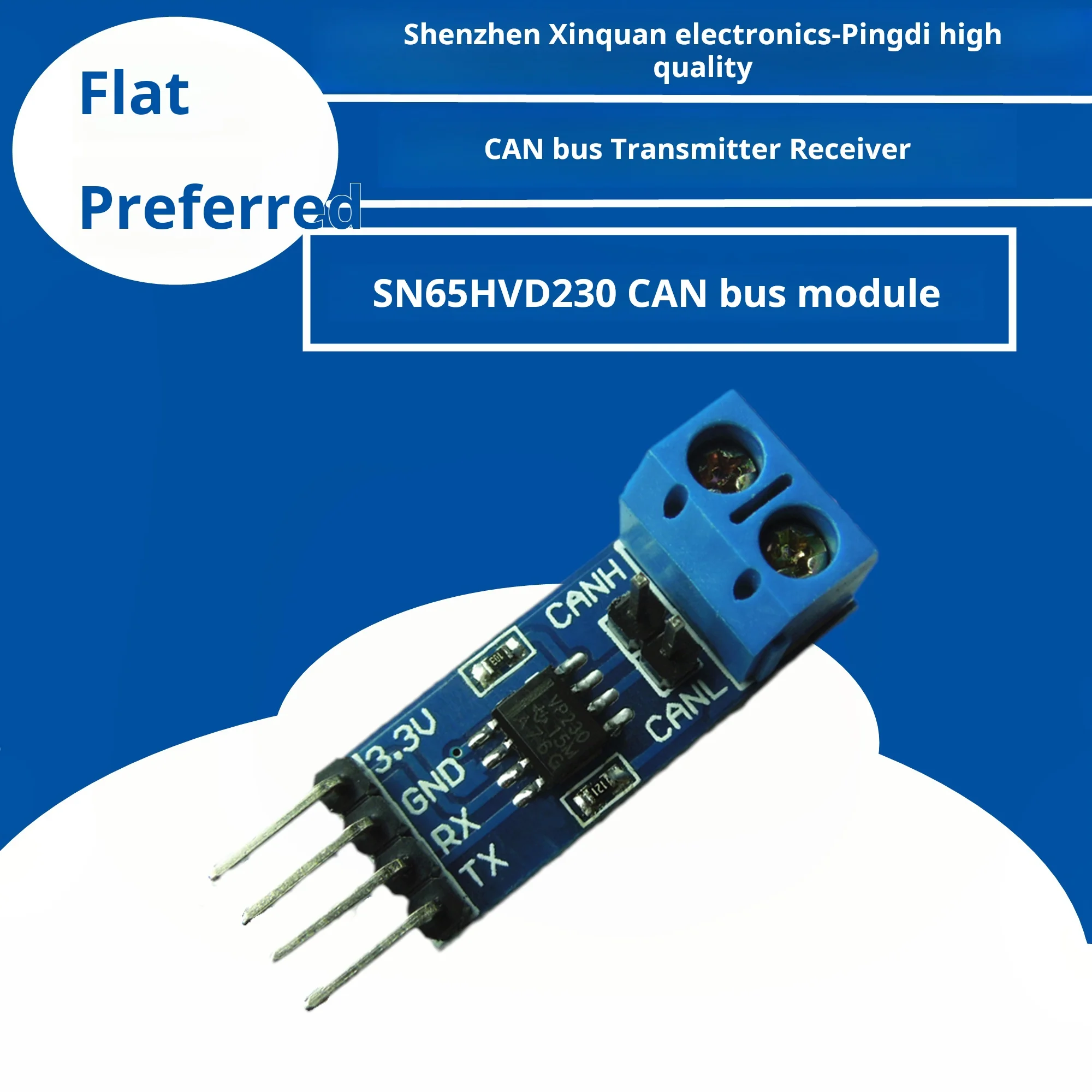 High Quality Sn65hvd230dr Vp230 Driver Module Can Communication Module Can Transceiver
High Quality Sn65hvd230dr Vp230 Driver Module Can Communication Module Can Transceiver