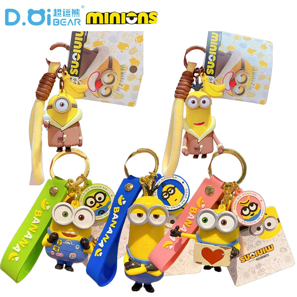 Genuine Minions Cartoon Creative Molded Keychains Couple Backpack Charms Decor Adorable Anime Peripheral Fun Presents for Teens
Genuine Minions Cartoon Creative Molded Keychains Couple Backpack Charms Decor Adorable Anime Peripheral Fun Presents for Teens