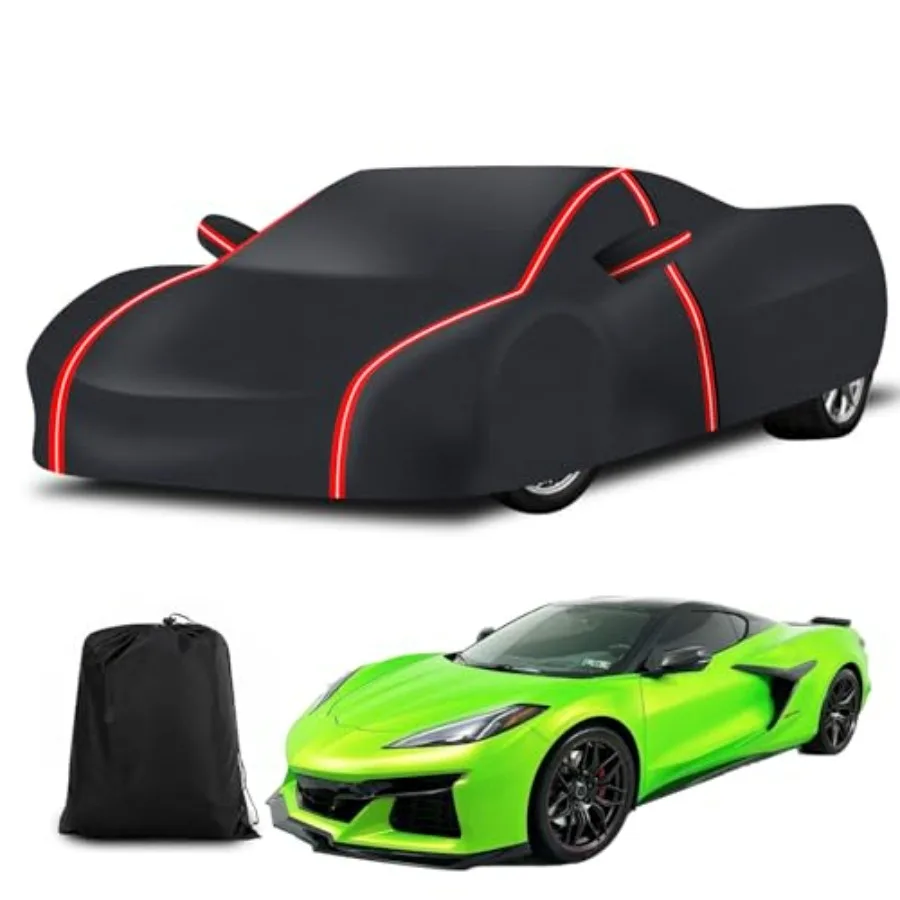 Waterproof Car Cover for Corvette C8 2020-2026, All Weather Outdoor 230T Polyester with Driver Door Zipper, Snow Rain Dust Sun
Waterproof Car Cover for Corvette C8 2020-2026, All Weather Outdoor 230T Polyester with Driver Door Zipper, Snow Rain Dust Sun