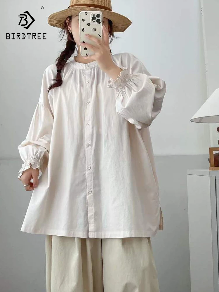 Новая женская хлопковая блузка с длинным рукавом на весну 2026 года, с воротником-стойкой, оборками и пэчворком, в японском стиле Mori Girl, для офиса и повседневной носки, свободного кроя, T61323CC
Новая женская хлопковая блузка с длинным рукавом на весну 2026 года, с воротником-стойкой, оборками и пэчворком, в японском стиле Mori Girl, для офиса и повседневной носки, свободного кроя, T61323CC