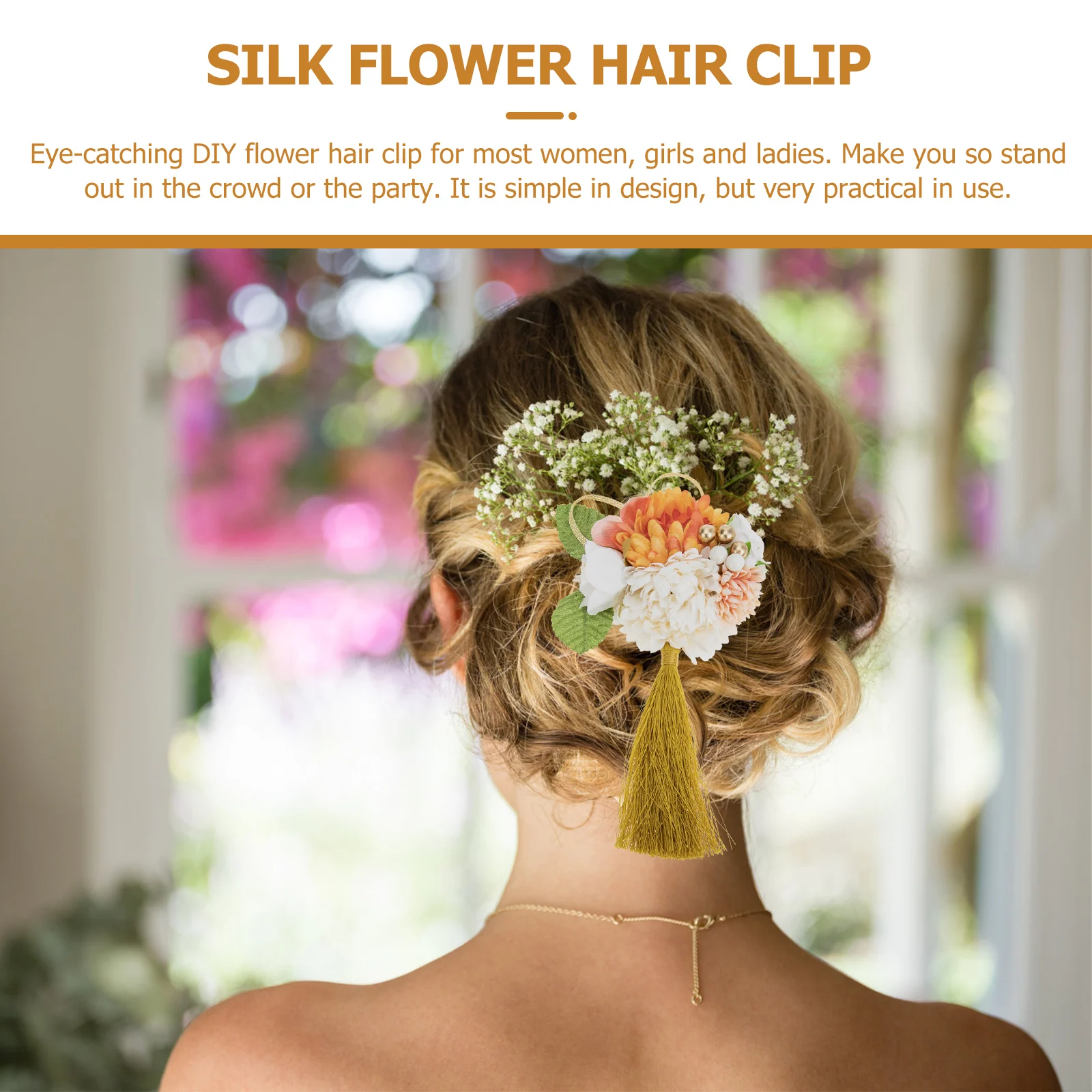 Silk Flower Hair Accessories Clip Hairpin Clips for Girl Asian Barrettes Wedding Japanese 
Silk Flower Hair Accessories Clip Hairpin Clips for Girl Asian Barrettes Wedding Japanese
