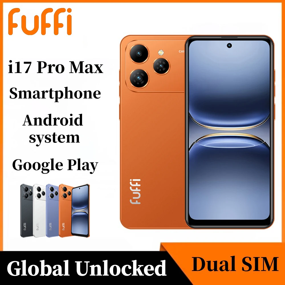 FUFFI Global Vision i17 Pro Max Smartphone Android 6GB RAM 128GB ROM 6.56 Inch Phone 720x1612HD 24+48MP 4G Network Mobile Phones
FUFFI Global Vision i17 Pro Max Smartphone Android 6GB RAM 128GB ROM 6.56 Inch Phone 720x1612HD 24+48MP 4G Network Mobile Phones