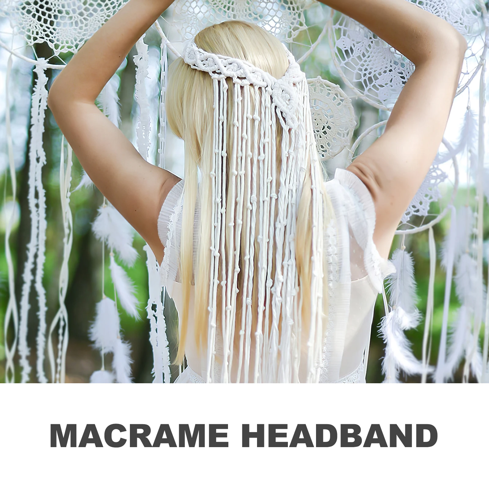 Braided Headband Women Wedding Hair Accessories Cotton Rope Macrame Headpiece One Size Fits Most Perfect for Bridal Prom Photo
Braided Headband Women Wedding Hair Accessories Cotton Rope Macrame Headpiece One Size Fits Most Perfect for Bridal Prom Photo