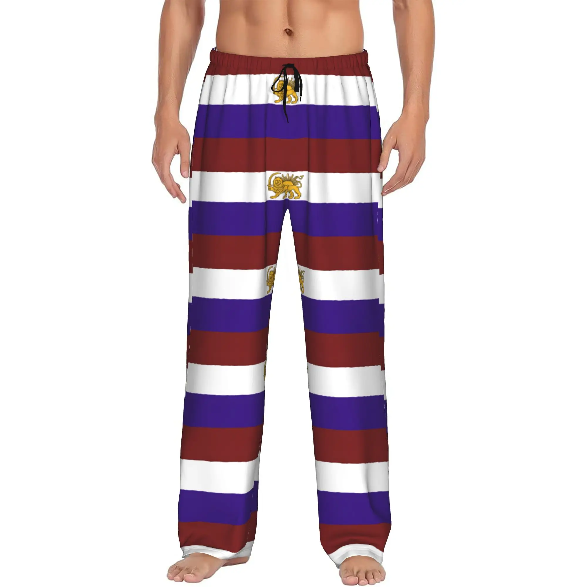 Custom Iran Flag Persian Winged Lion Pajama Pants Sleepwear Men Elastic Waistband Sleep Lounge Bottoms with Pockets
Custom Iran Flag Persian Winged Lion Pajama Pants Sleepwear Men Elastic Waistband Sleep Lounge Bottoms with Pockets