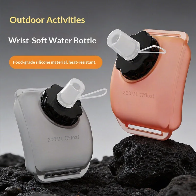 Wrist Sports Water Bottle Food Grade Silicone Cup Creative Portable For Outdoor Cycling Running Hiking As Daily Gifts
Wrist Sports Water Bottle Food Grade Silicone Cup Creative Portable For Outdoor Cycling Running Hiking As Daily Gifts