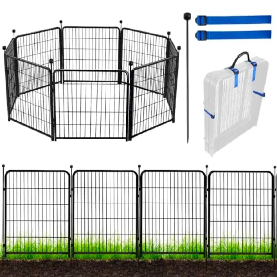 Металлические садовые панели для ограждения 48 дюймов (122 см) высотой, 8 панелей, общая длина 17,7 футов (5,4 м), сверхпрочные, для защиты от животных, для клумб и цветочных грядок
Металлические садовые панели для ограждения 48 дюймов (122 см) высотой, 8 панелей, общая длина 17,7 футов (5,4 м), сверхпрочные, для защиты от животных, для клумб и цветочных грядок