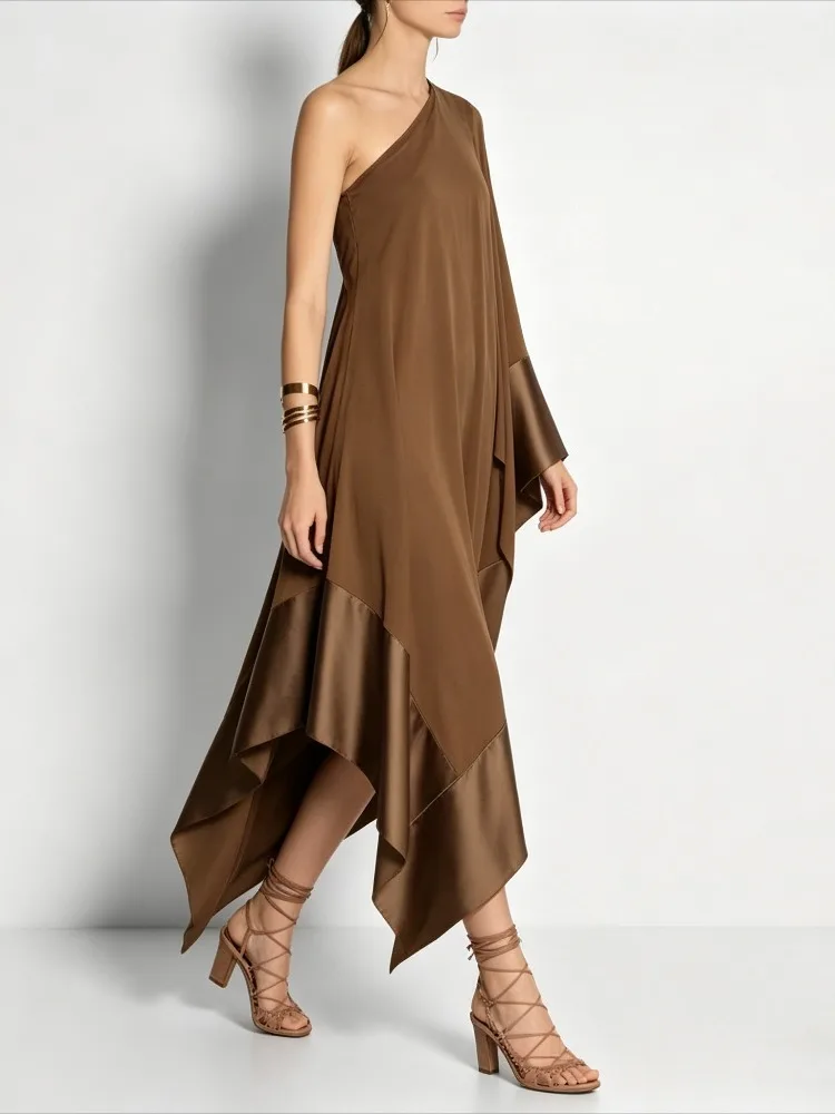 Krisstargirls Summer Evening Prom Dresses 2026 Woman Elegant One-shoulder Asymmetric Split-joint Banquet Birthday Party Dress
Krisstargirls Summer Evening Prom Dresses 2026 Woman Elegant One-shoulder Asymmetric Split-joint Banquet Birthday Party Dress