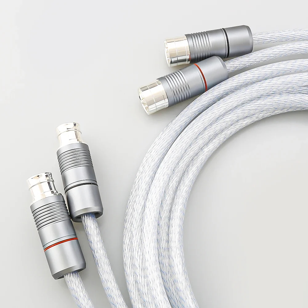 Pair HiFi XLR Audio Cable, High Purity Silver Plated Male to Female XLR Cord for Microphone Mixer
Pair HiFi XLR Audio Cable, High Purity Silver Plated Male to Female XLR Cord for Microphone Mixer