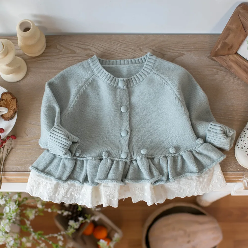 spring kids girls clothes baby coat cotton infant outerwear Lace patchwork candy colored knitted cardigan
spring kids girls clothes baby coat cotton infant outerwear Lace patchwork candy colored knitted cardigan
