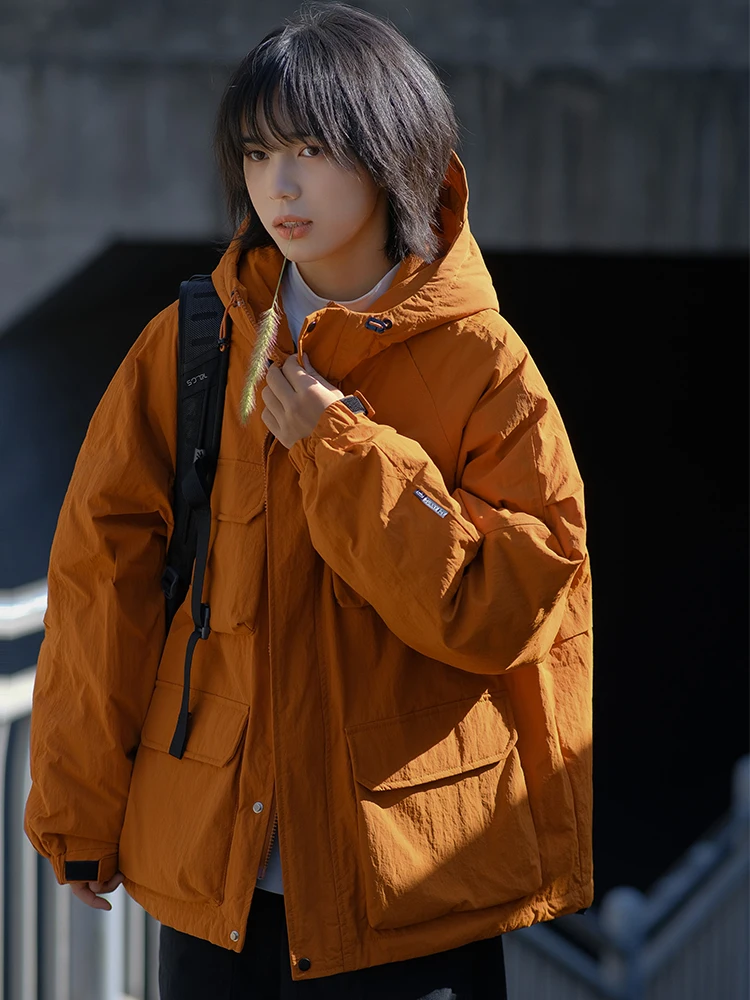 Ретро-куртка в японском стиле, ветрозащитная, водонепроницаемая, с капюшоном, хлопковая, повседневная парка для пар, молодежный тренд
Ретро-куртка в японском стиле, ветрозащитная, водонепроницаемая, с капюшоном, хлопковая, повседневная парка для пар, молодежный тренд