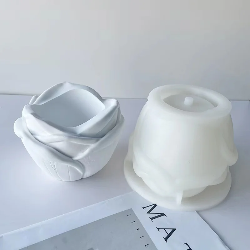 Concrete Rose Shape Silicone Mold Aroma Plaster Epoxy Resin Candle Cups Cement Succulent Plant Pot Ornament Moulds
Concrete Rose Shape Silicone Mold Aroma Plaster Epoxy Resin Candle Cups Cement Succulent Plant Pot Ornament Moulds