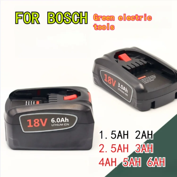 1.5AH-6AH Suitable for FOR BOSCH Green Power Tool Vacuum Cleaner PBA18V European Version PowerPlus C Lithium Battery Pack
1.5AH-6AH Suitable for FOR BOSCH Green Power Tool Vacuum Cleaner PBA18V European Version PowerPlus C Lithium Battery Pack