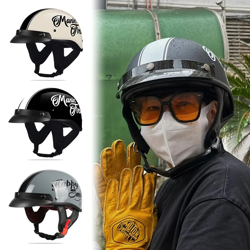 Half Helmet Motorcycle Vintage Cruiser Scooter Skateboard Unisex All Seasons Protection 066
Half Helmet Motorcycle Vintage Cruiser Scooter Skateboard Unisex All Seasons Protection 066