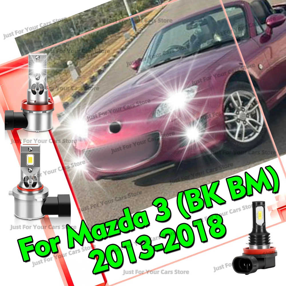 2/6Pcs LED Headlights 12V Fog Lamp Bulbs For Mazda 3 (BK BM) 2013 2014 2015 2016 2017 2018 Car High Low Beam 30000LM 6000K White
2/6Pcs LED Headlights 12V Fog Lamp Bulbs For Mazda 3 (BK BM) 2013 2014 2015 2016 2017 2018 Car High Low Beam 30000LM 6000K White